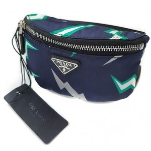 SALE 🍁 PRADA Tessuto Nylon Print Mini-Pouch NWT